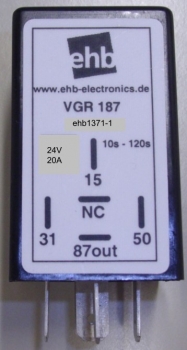 Vorglührelais VGR 187 / 24V - ehb, interner Fühler - ehb electronics Produkte ehb1371-1