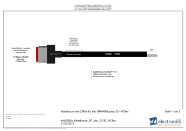 Anschlußkabelbaum HCflex/SD30 3m lang mit offen Enden