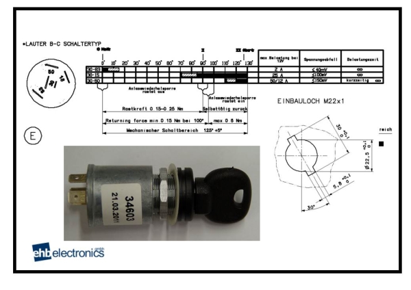 Zündstartschalter KAT34603 - ehb electronics Produkte M05199