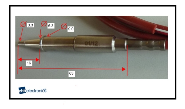 Temperatursensor PT100 - ehb electronics Produkte P06028